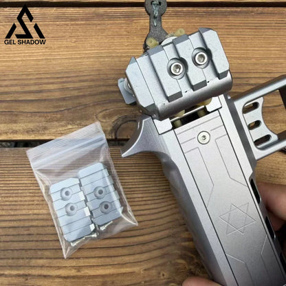 2pcs 20mm Customized Rail Tactical Aluminum Alloy for G5/G6/V5 Slingshot - 2 pcs / For V5 Slingshot