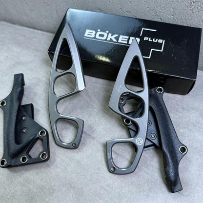 GS226 Boker Plus Miltner Adams Knuckle Knife MA-2 Fixed 2.5" Blade