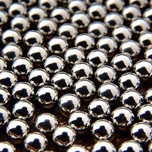 Slingshot Ammo 8mm (5/16") Diameter Steel Ball Glossy Galvanized Clean Oil-free