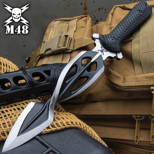 M48 Tsunami Fixed Blade With Vortec Sheath | Twist Blade Design