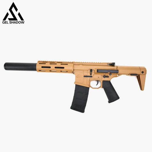 Aac M4 Honey Badger Gel Bbaster Tan Rifle