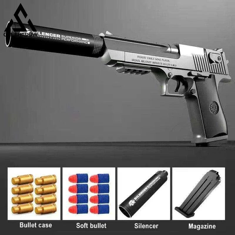 AimMaster Single Shot Shell Ejecting Toy Model Pistol  (Deagle/1911/Glock/Uzi SMG/Gyko)