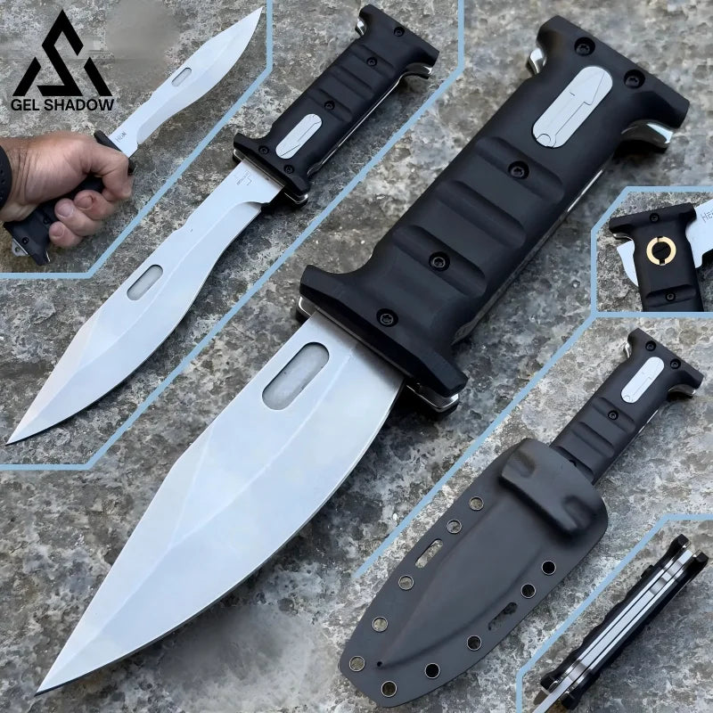 (BIG SALE)GS212 BOKER PLUS Extension Knife 7.28" D2 Blade G10 Outdoor Knife