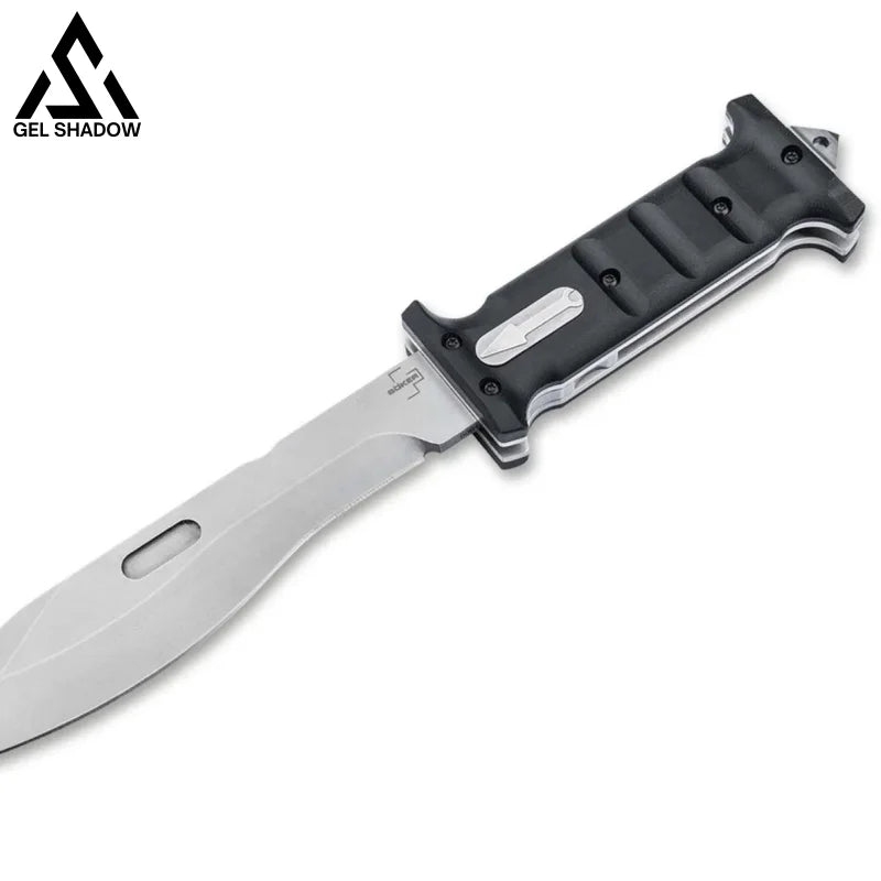 GS212 BOKER PLUS Plus Extension Knife 7.28’’ D2 Blade G10 Outdoor Black 未分类