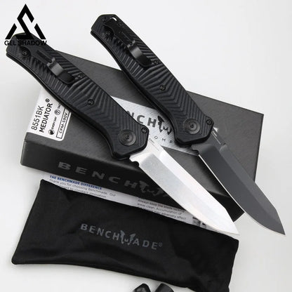 Benchmade 8551Bk Titanize G10 Handle Pocket Knives