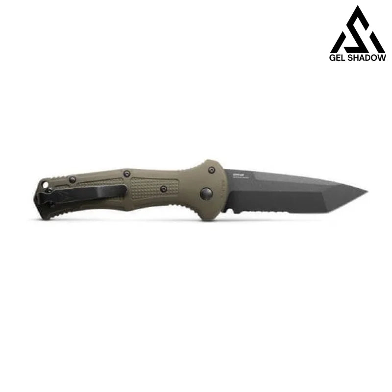 BM Claymore Automatic Knife Black-GS43 BRASSKNUCKLE