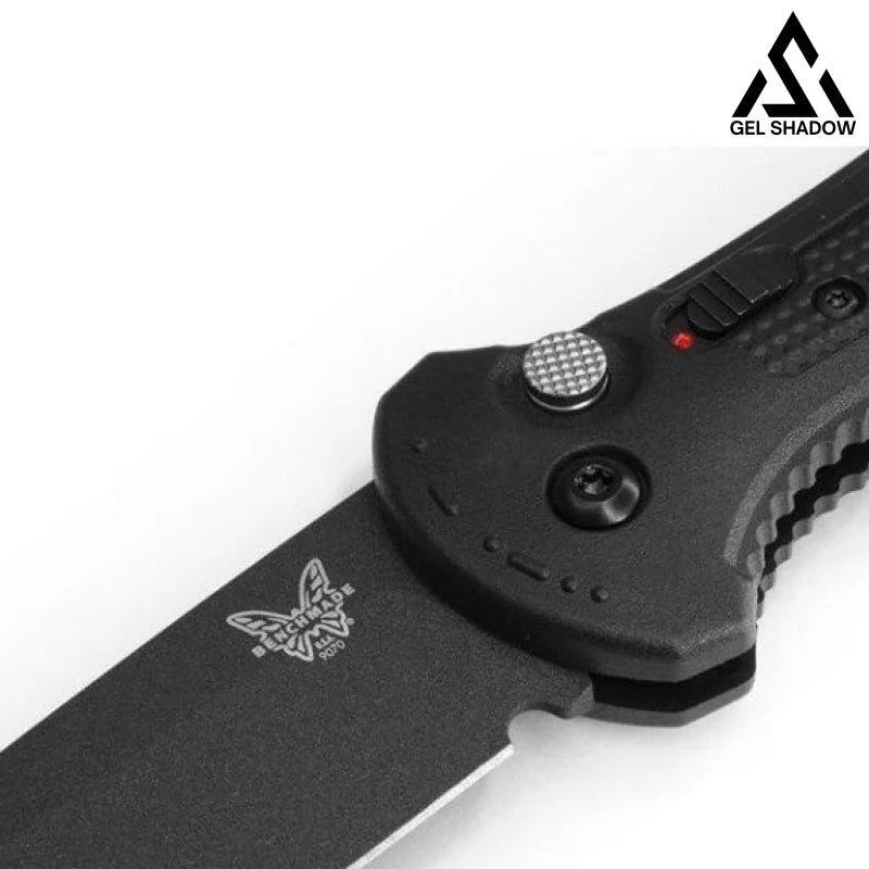 BM Claymore Automatic Knife Black-GS43 BRASSKNUCKLE