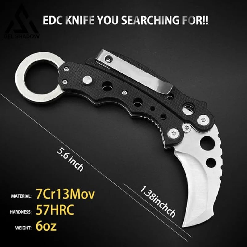 Butterfly Karambit Edc Compact Knife Quick Open Pocket Knives