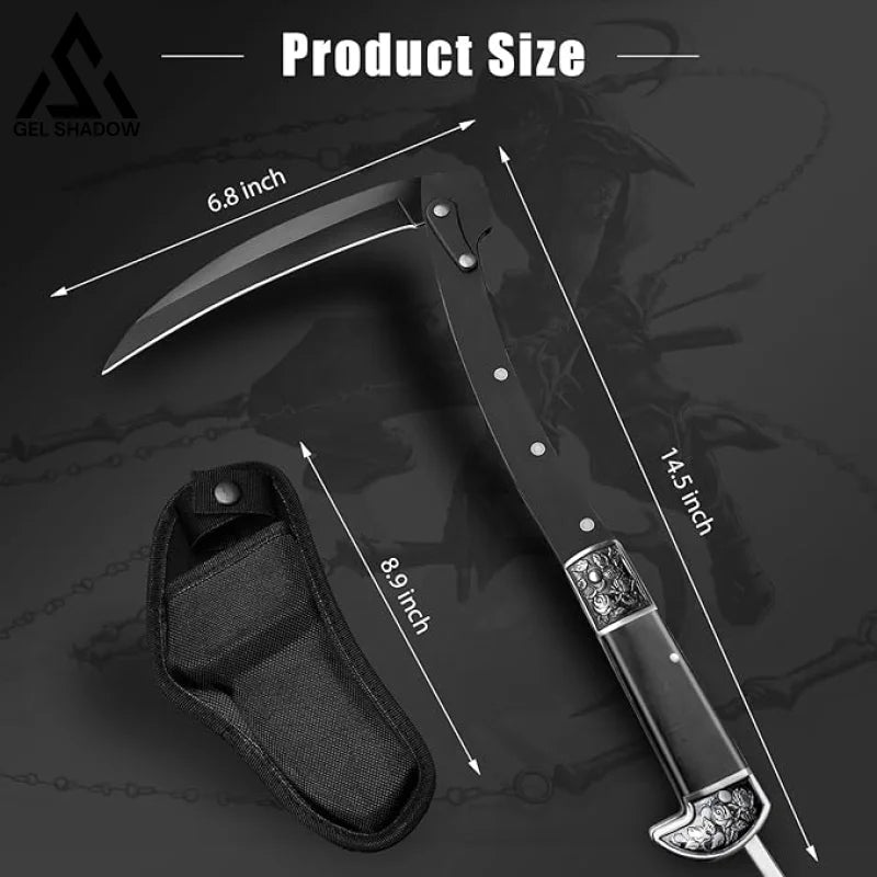 Columbia Folding Sickle Reaping hook-GS29 - Black - Pocket Knives