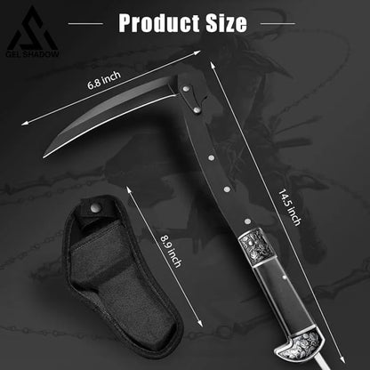 Columbia Folding Sickle Reaping hook-GS29 - Black - Pocket Knives