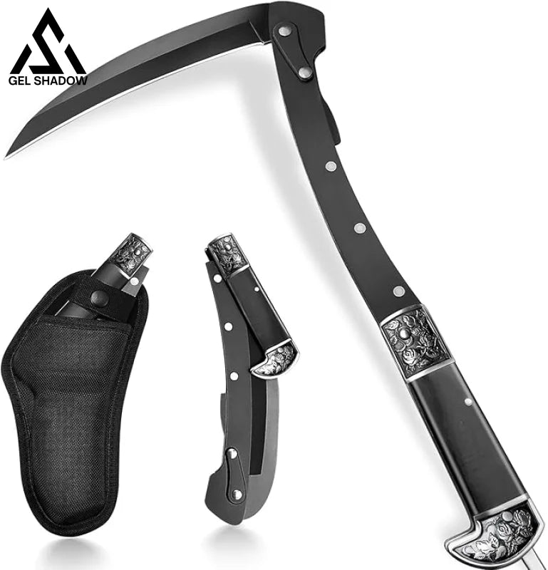 Columbia Folding Sickle Reaping hook-GS29 - Black - Pocket Knives