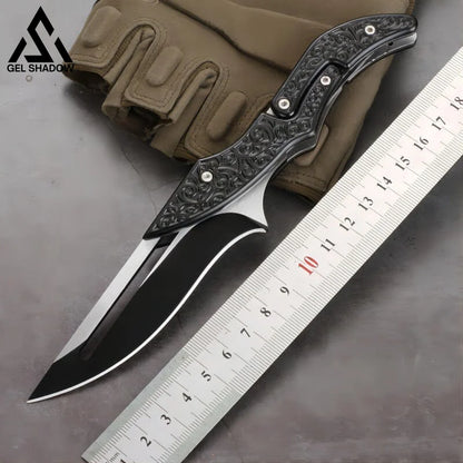 Damascus Steel Transformable Mechanical Magic Knife Pocket Knives