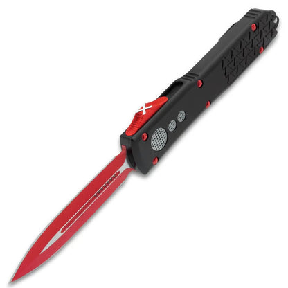 Micro Technology A7 Red and Blue Titanium Straight Out Cutting Tool