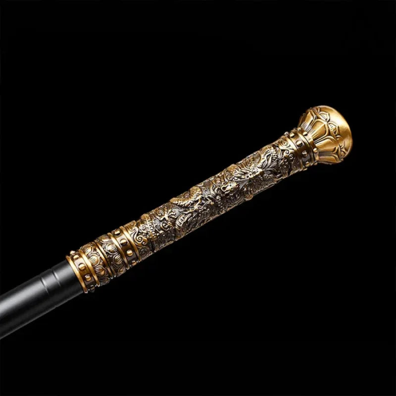 Dragon Soul Staff Knife(US ONLY）-GS67 black Pocket Knives