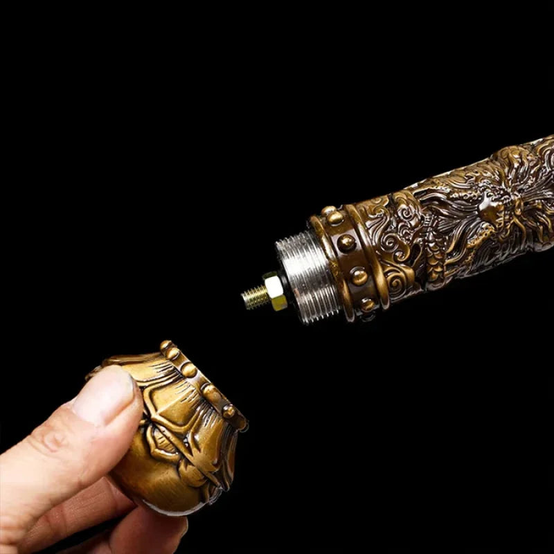 Dragon Soul Staff Knife(US ONLY）-GS67 black Pocket Knives