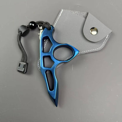 Stainless Steel Single Finger Brass Knuckle Broken Windows-GS117