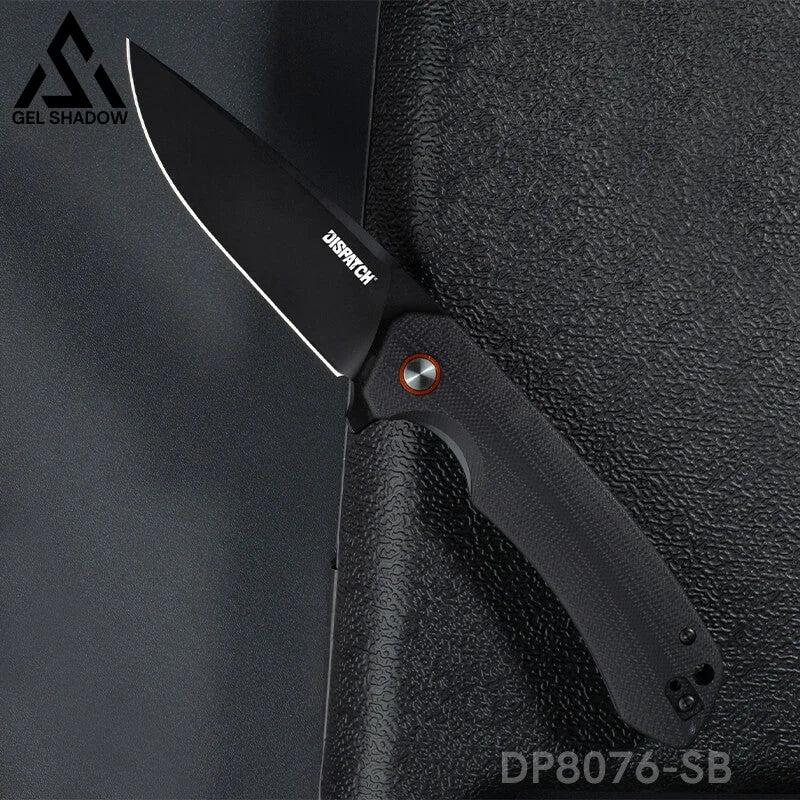 Folding Pocket Knife With D2 Steel G10 Handle & Ball Bearing Flipper Knives