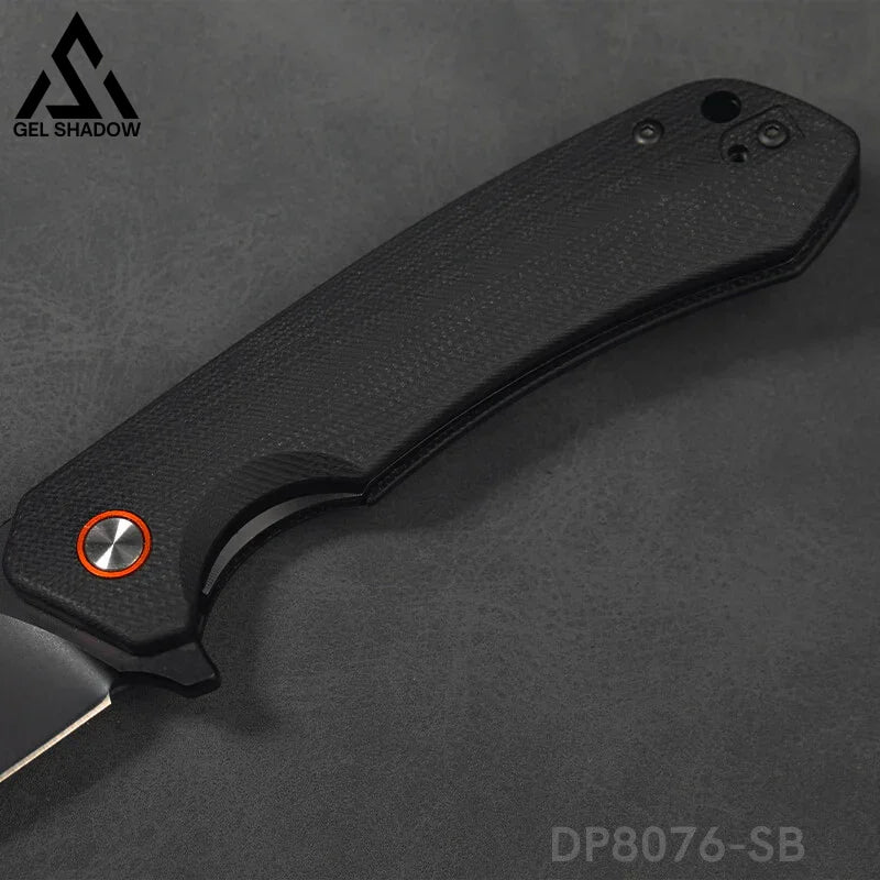 Folding Pocket Knife With D2 Steel G10 Handle & Ball Bearing Flipper Knives