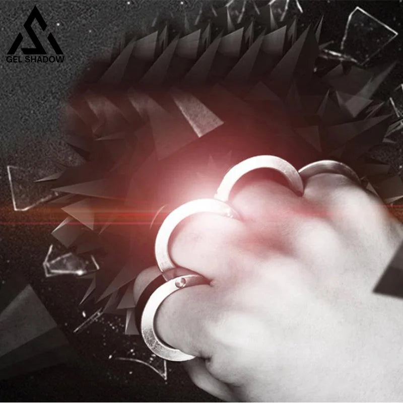 Four Finger Knuckle Duster Stainless Steel Foldable Defense Brassknuckle