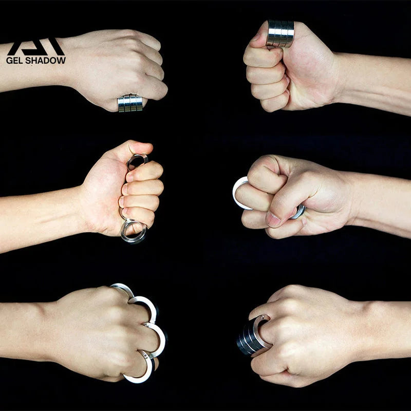 Four Finger Knuckle Duster Stainless Steel Foldable Defense Brassknuckle