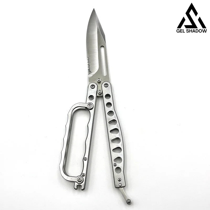 Gargantuan C29 Butterfly Knife-GS150 BRASSKNUCKLE