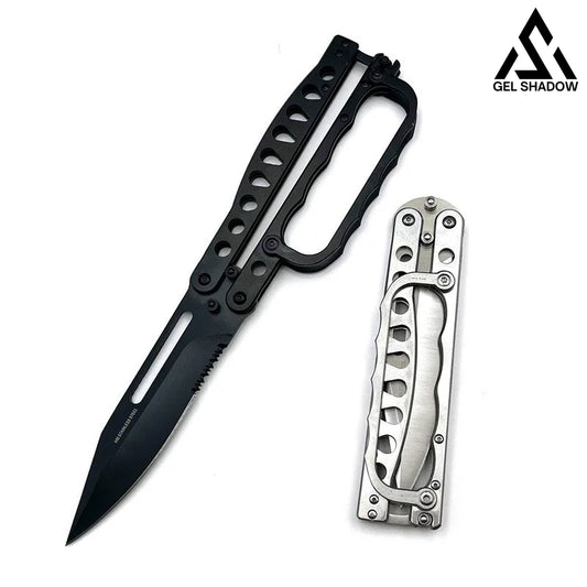 Gargantuan C29 Butterfly Knife-GS150 BRASSKNUCKLE