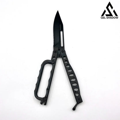 Gargantuan C29 Butterfly Knife-GS150 BRASSKNUCKLE