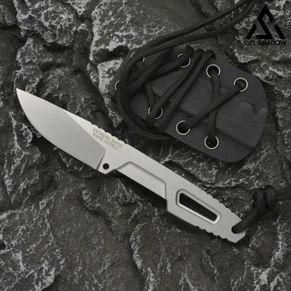 GS16 Extremist violence SATRE Outdoor knife Silver BRASSKNUCKLE
