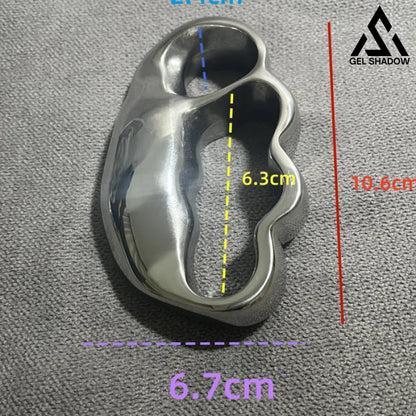 GS160 4-Finger Anti-explosion Stainless Steel Self-defense Knuckle Duster EDC BRASSKNUCKLE