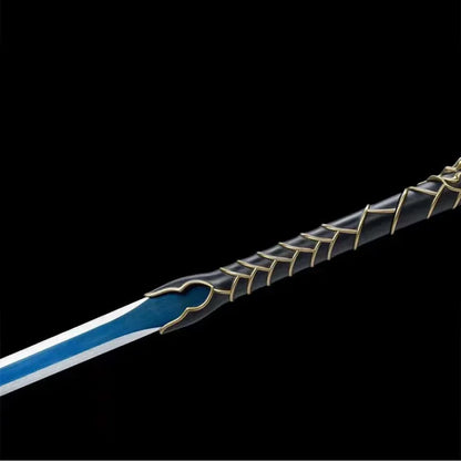 GS173 Feng Luan High manganese steel integrated sword(US ONLY) Blue and silver Pocket Knives