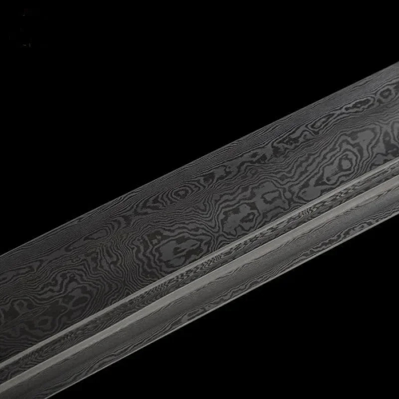 GS174 Handmade God of War Pattern Steel One-piece forging(US ONLY) Black Pocket Knives