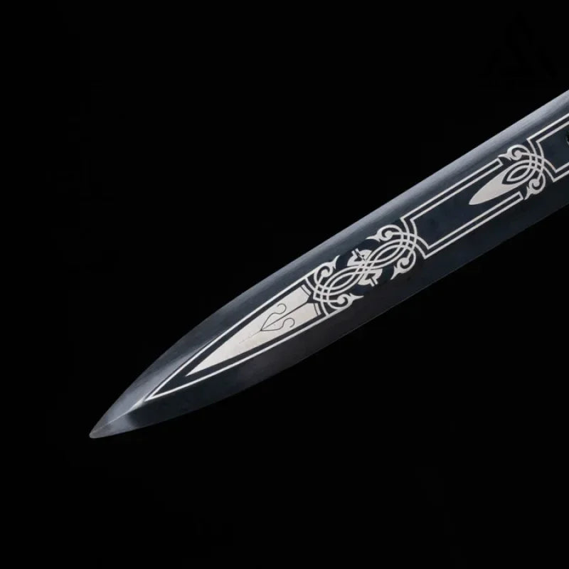 GS179 Handmade High-performance Manganese Steel Ice Psionic Chinese Sword(US ONLY) Pocket Knives