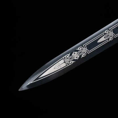 GS179 Handmade High-performance Manganese Steel Ice Psionic Chinese Sword(US ONLY) Pocket Knives