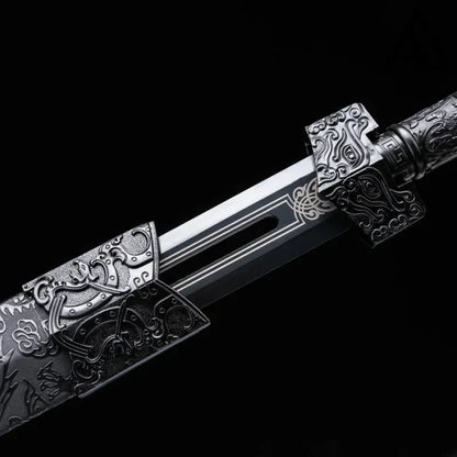 GS179 Handmade High-performance Manganese Steel Ice Psionic Chinese Sword(US ONLY) Pocket Knives