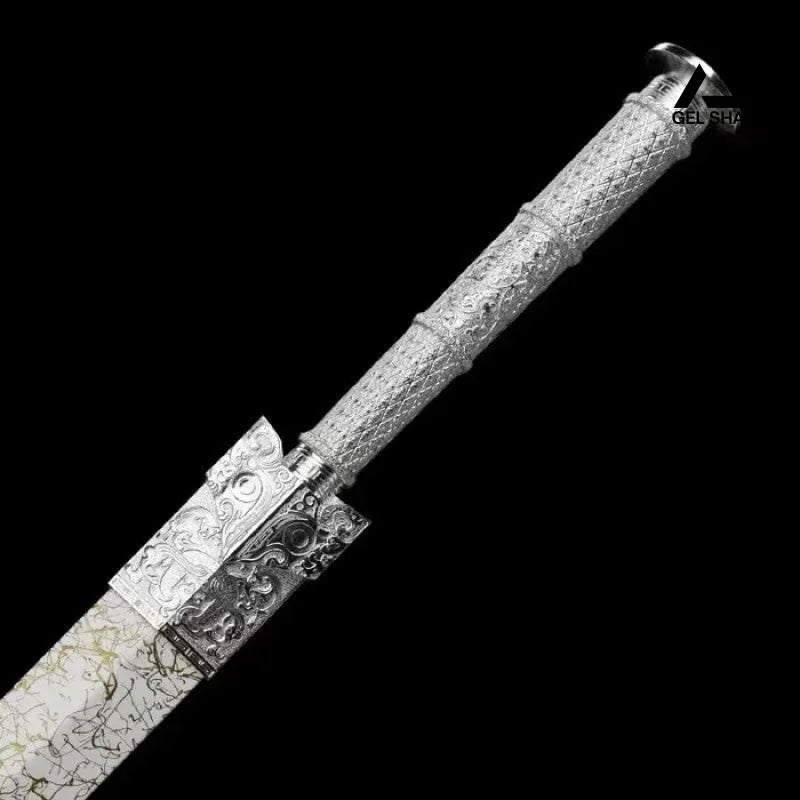 GS179 Handmade High-performance Manganese Steel Ice Psionic Chinese Sword(US ONLY) Pocket Knives