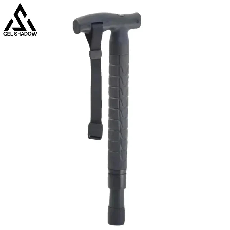 FOX Telescopic Hiking Pole with Self-Defense Baton Black Pocket Knives
