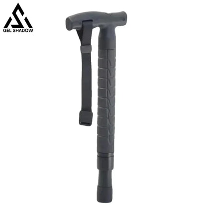 FOX Telescopic Hiking Pole with Self-Defense Baton Black Pocket Knives