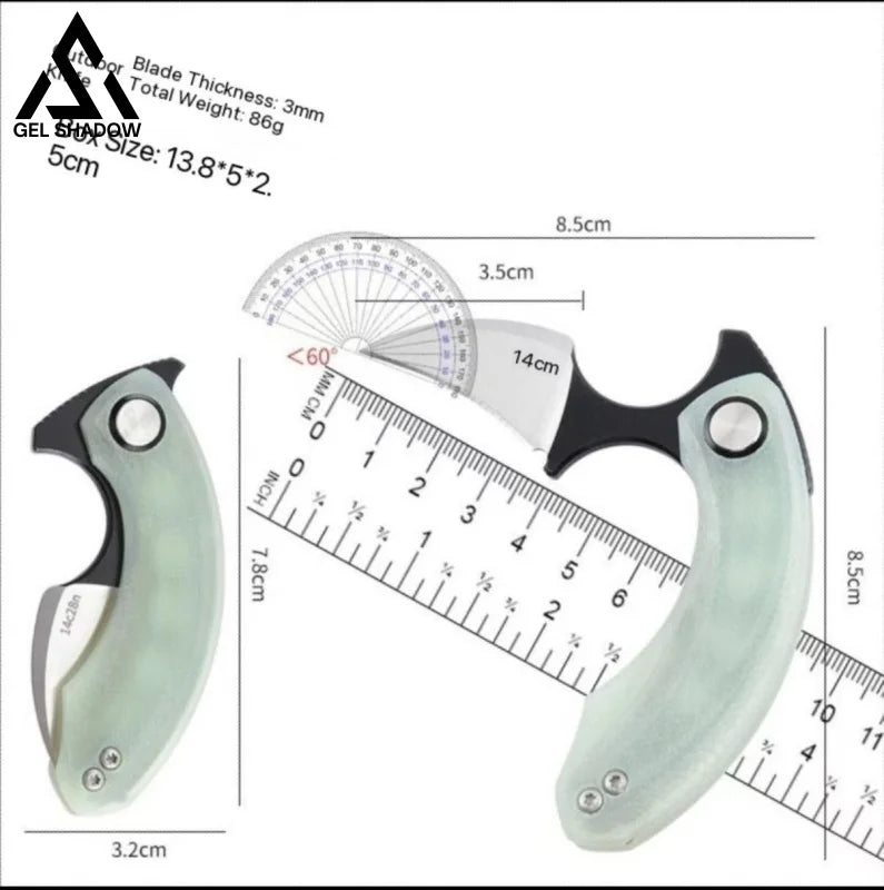 GS184 EDC Carry a folding knife with you at all times Jade Pocket Knives