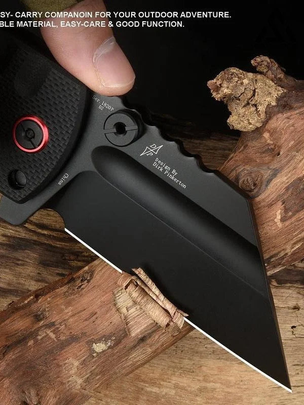 GS191 ARTISANCUTLERY Tactical Knife Proponent Subsize (1820PS) D2 Steel Black PVD Blade with G10 Handle Pocket Knives
