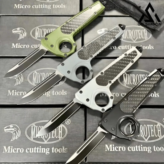 GS192 Micro tech OTF Knuckle Fix Auto Knife Pocket Knives