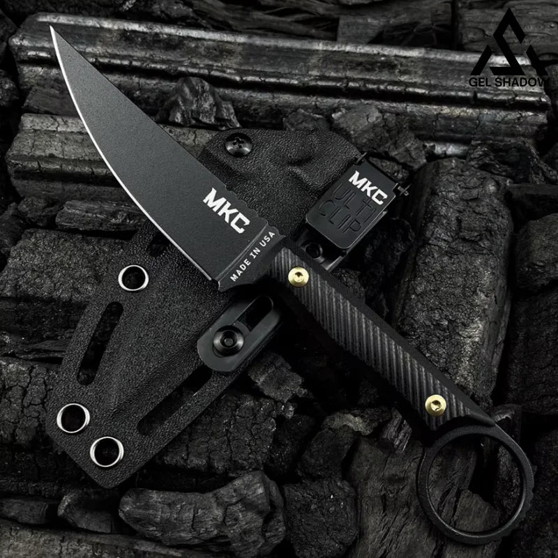 GS195 MKC WARGOAT Fixed Blade Knife Black 未分类