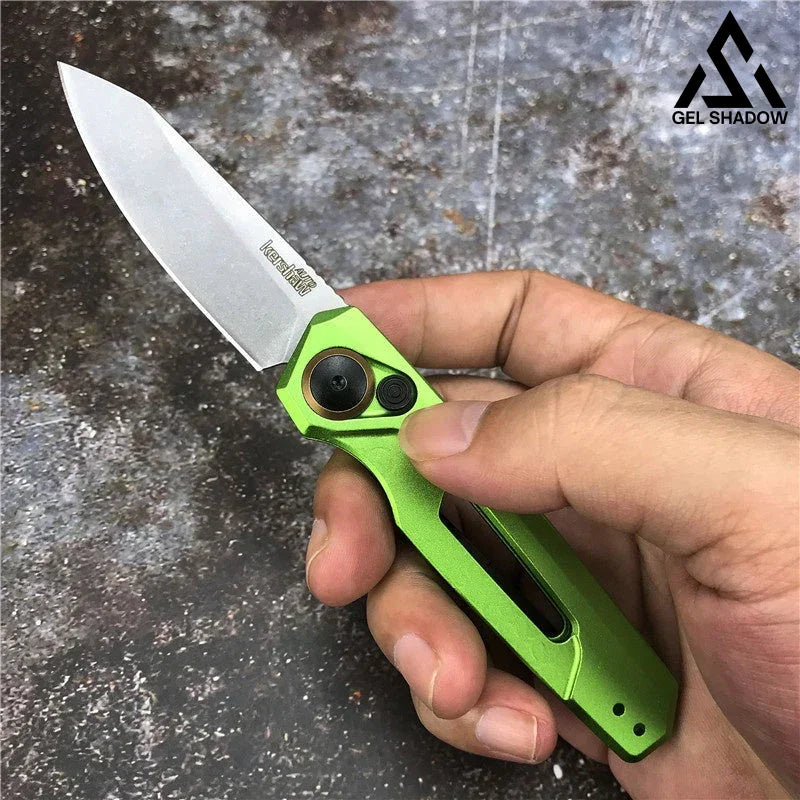 GS198 Kershaw 7550 Outdoor Folding Knife Aviation Aluminum Alloy Handle Green 未分类