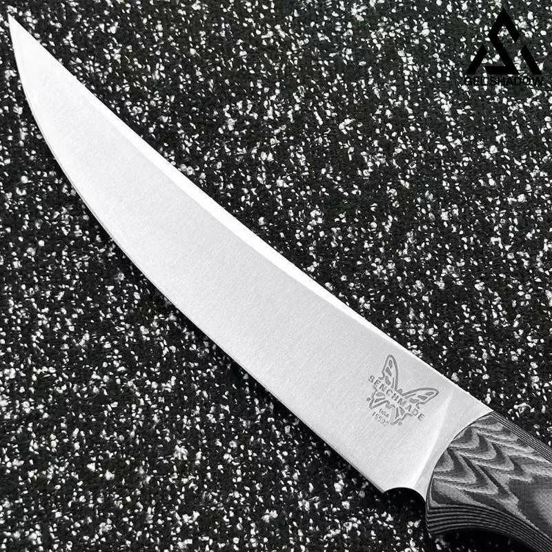 GS202 BM15500 Kitchen Household Fixed Knife D2 SteelBlade
