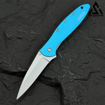 GS203 Kewshaw 1660 Pocket Folding Knife Non-slip Nvlon Fiber Handle EDC Blue 未分类