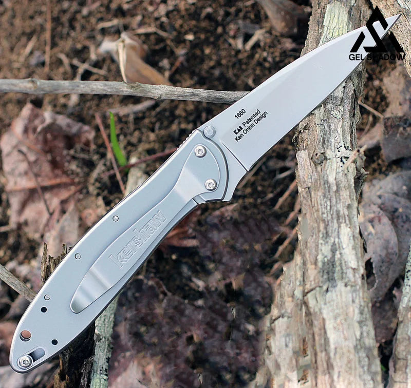 GS203 Kewshaw 1660 Pocket Folding Knife Non-slip Nvlon Fiber Handle EDC 未分类