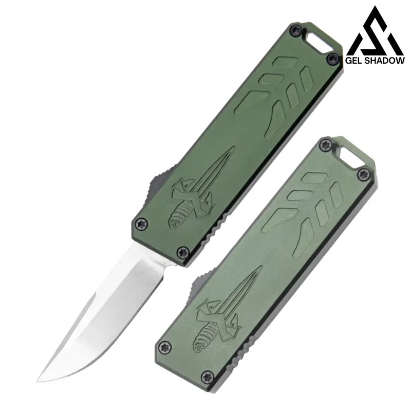 GS205 Microtech Small outdoor folding knife Green / Circle 未分类