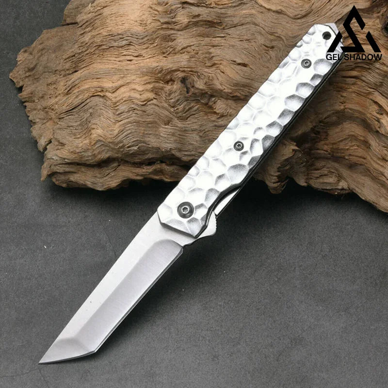 GS208 Outdoor Folding Travel Hunting Camping Square head / Silver 未分类