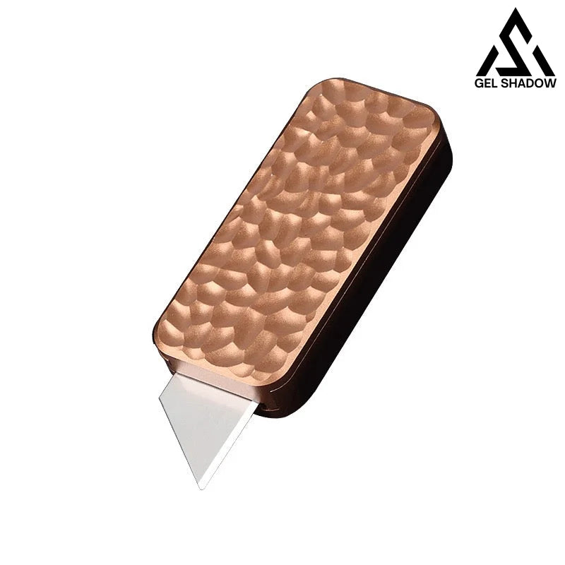 GS209 Meteorite Pattern Mini Creative Art Knife Bronze-colored 未分类