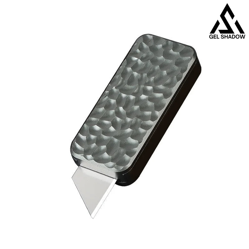 GS209 Meteorite Pattern Mini Creative Art Knife Silver 未分类