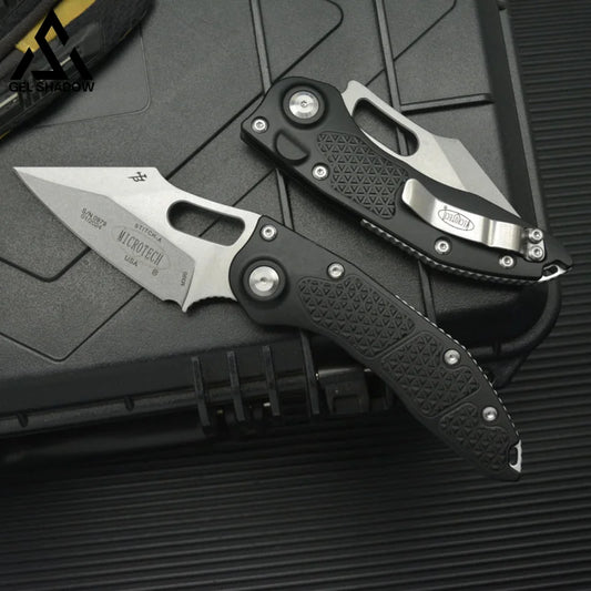 GS211 Microtech Stich 169-10AP Borka Automatic knife - White Blade - 未分类